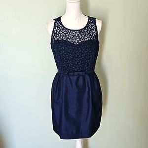 Taylor Navy Blue Midi Dress